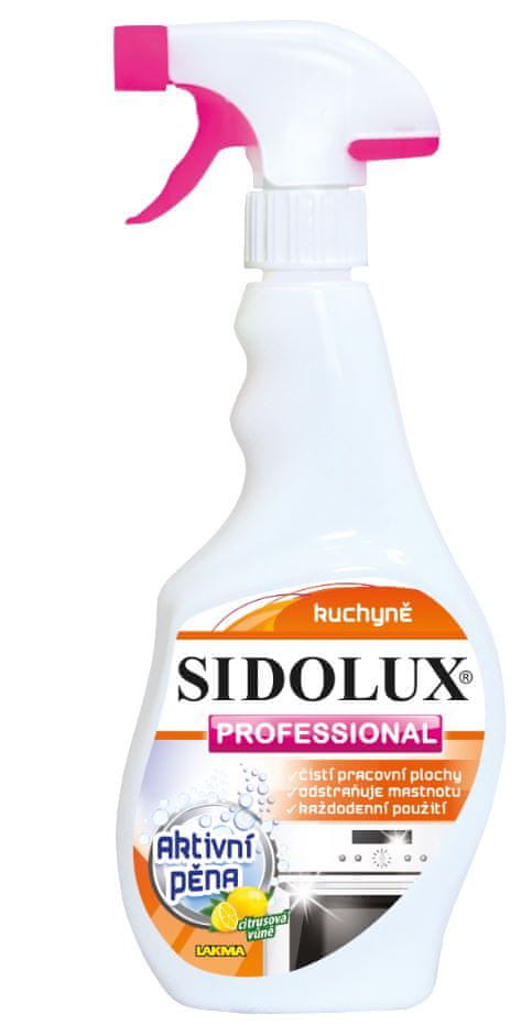 Sidolux PROFESSIONAL čistič kuchyne s aktívnou penou 500 ml